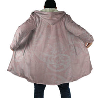 Polynesian Tiare Monstera Soft Pink Cloak Liquid Style LT01 - Polynesian Pride