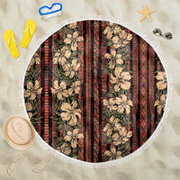 Hawaii Hibiscus Beach Blanket Retro Style - Polynesian Pride