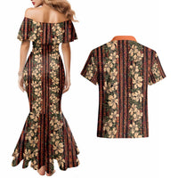 Hawaii Hibiscus Couples Matching Mermaid Dress and Hawaiian Shirt Retro Style LT01 - Polynesian Pride
