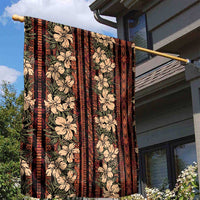 Hawaii Hibiscus Garden Flag Retro Style - Polynesian Pride