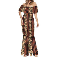 Hawaii Hibiscus Mermaid Dress Retro Style - Polynesian Pride
