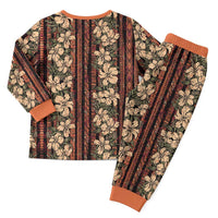 Hawaii Hibiscus Christmas Pajama Set Retro Style - Polynesian Pride