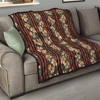 Hawaii Hibiscus Quilt Retro Style - Polynesian Pride