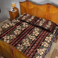 Hawaii Hibiscus Quilt Bed Set Retro Style - Polynesian Pride