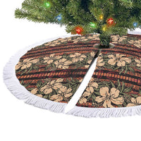 Hawaii Hibiscus Tree Skirt Retro Style - Polynesian Pride