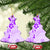 Fiji Masi With Hibiscus Tapa Tribal Ceramic Ornament Purple Pastel LT01 Christmas Tree Purple - Polynesian Pride
