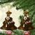 Fiji Masi With Hibiscus Tapa Tribal Ceramic Ornament Gold Version LT01 Christmas Tree Gold - Polynesian Pride