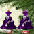 Fiji Masi Ceramic Ornament Fijian Hibiscus Tapa Purple Version LT01 Christmas Tree Purple - Polynesian Pride