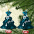 Fiji Masi Ceramic Ornament Fijian Hibiscus Tapa Sky Blue Version LT01 Christmas Tree Blue - Polynesian Pride