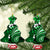 Fiji Masi Paisley With Hibiscus Tapa Ceramic Ornament Green Version LT01 Christmas Tree Green - Polynesian Pride