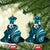 Fiji Masi Paisley Ceramic Ornament Fijian Hibiscus Tapa Sky Blue Version LT01 Christmas Tree Blue - Polynesian Pride