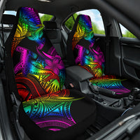 LGBT History Month Car Seat Cover Polynesian Hammerhead Shark LT01 One Size Rainbow - Polynesian Pride