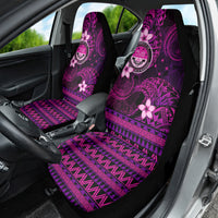FSM Culture Day Car Seat Cover Tribal Pattern Pink Version LT01 - Polynesian Pride