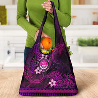FSM Culture Day Grocery Bag Tribal Pattern Pink Version LT01 - Polynesian Pride