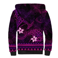 FSM Culture Day Sherpa Hoodie Tribal Pattern Pink Version LT01 - Polynesian Pride