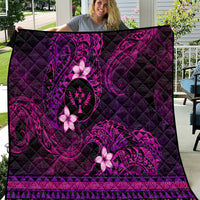 FSM Kosrae State Quilt Tribal Pattern Pink Version LT01 Pink - Polynesian Pride