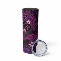 FSM Kosrae State Skinny Tumbler Tribal Pattern Pink Version