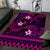 FSM Pohnpei State Area Rug Tribal Pattern Pink Version LT01 Pink - Polynesian Pride