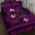 FSM Pohnpei State Quilt Bed Set Tribal Pattern Pink Version LT01 Pink - Polynesian Pride