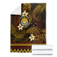 FSM Culture Day Blanket Tribal Pattern Gold Version LT01 - Polynesian Pride