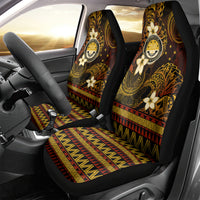 FSM Culture Day Car Seat Cover Tribal Pattern Gold Version LT01 - Polynesian Pride
