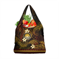 FSM Culture Day Grocery Bag Tribal Pattern Gold Version LT01 1-pack One Size Gold - Polynesian Pride
