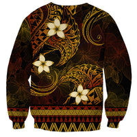 FSM Culture Day Sweatshirt Tribal Pattern Gold Version LT01 - Polynesian Pride