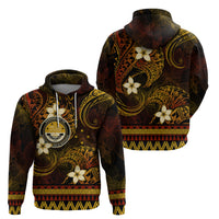 FSM Culture Day Zip Hoodie Tribal Pattern Gold Version LT01 - Polynesian Pride
