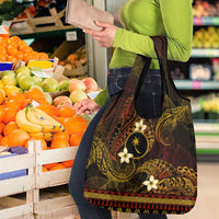 FSM Chuuk State Grocery Bag Tribal Pattern Gold Version LT01 - Polynesian Pride