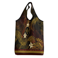 FSM Kosrae State Grocery Bag Tribal Pattern Gold Version
