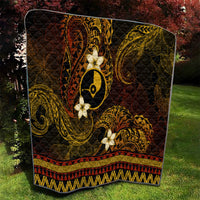 FSM Yap State Quilt Tribal Pattern Gold Version