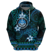 FSM Culture Day Hoodie Tribal Pattern Ocean Version LT01 - Polynesian Pride