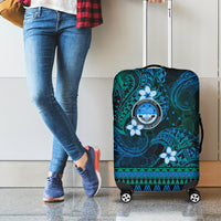 FSM Culture Day Luggage Cover Tribal Pattern Ocean Version LT01 - Polynesian Pride