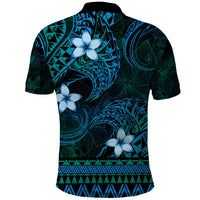 FSM Culture Day Polo Shirt Tribal Pattern Ocean Version LT01 - Polynesian Pride