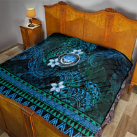 FSM Culture Day Quilt Tribal Pattern Ocean Version