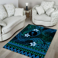 FSM Chuuk State Area Rug Tribal Pattern Ocean Version LT01 - Polynesian Pride