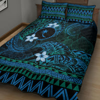 FSM Chuuk State Quilt Bed Set Tribal Pattern Ocean Version LT01 - Polynesian Pride