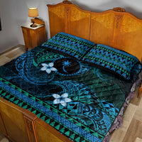 FSM Chuuk State Quilt Bed Set Tribal Pattern Ocean Version LT01 - Polynesian Pride