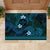FSM Kosrae State Rubber Doormat Tribal Pattern Ocean Version