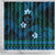 FSM Kosrae State Shower Curtain Tribal Pattern Ocean Version