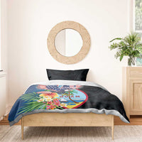 Guam Fourth of July Bedding Set Tropical Flowers