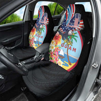 Guam Fourth of July Car Seat Cover Tropical Flowers