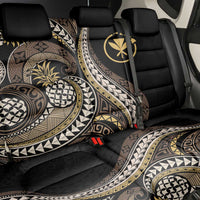 Hawaii Pineapple Brown Tribal Pattern Back Car Seat Cover LT01 - Polynesian Pride