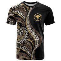 Hawaii Pineapple Brown Tribal Pattern T Shirt - Polynesian Pride