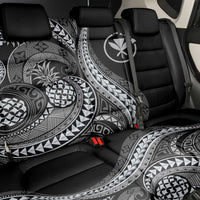 Hawaii Pineapple Gray Scale Tribal Pattern Back Car Seat Cover LT01 - Polynesian Pride