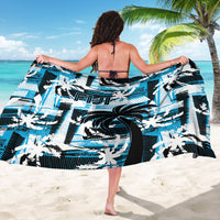 Fijian Rugby Sarong Grunge Palm Stylized