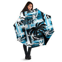 Fijian Rugby Umbrella Grunge Palm Stylized