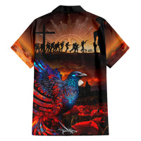 New Zealand Tui Bird Soldier ANZAC Hawaiian Shirt Lest We Forget LT03 - Polynesian Pride