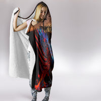 New Zealand Tui Bird Soldier ANZAC Hooded Blanket Lest We Forget LT03