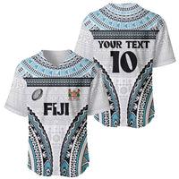 Custom Flying Fijians Rugby Baseball Jersey Tapa Tribal Cloth LT03 - Polynesian Pride